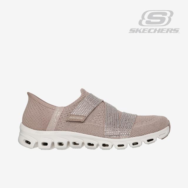 ・SKECHERS｜W Slip-Ins Glide-Step High Shine/ スケッチャーズ/スリップインズ グライドステップ ハイ シャイン/ダークトープ #