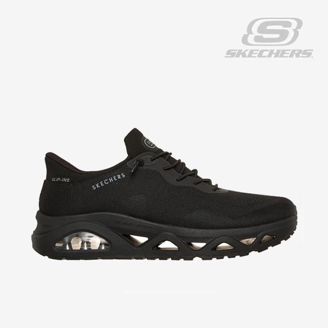：SKECHERS｜W Slip-Ins Uno Glide Step Air Gliders/ スケッチャーズ/スリップインズ ウノ グライド ステップ エア グライダーズ/ブラックｘブラック #