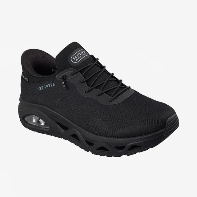：SKECHERS｜W Slip-Ins Uno Glide Step Air Gliders/ スケッチャーズ/スリップインズ ウノ グライド ステップ エア グライダーズ/ブラックｘブラック #_2