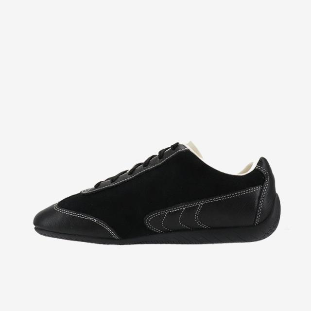 ・PUMA｜Speedcat Icon Suede/ プーマ/スピードキャット アイコン スエード/ブラックｘフロステッドアイボリー #_4