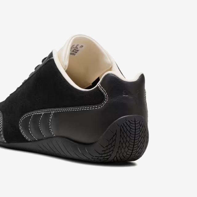 ・PUMA｜Speedcat Icon Suede/ プーマ/スピードキャット アイコン スエード/ブラックｘフロステッドアイボリー #_6