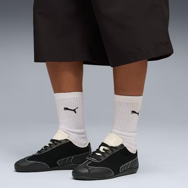 ・PUMA｜Speedcat Icon Suede/ プーマ/スピードキャット アイコン スエード/ブラックｘフロステッドアイボリー #_8