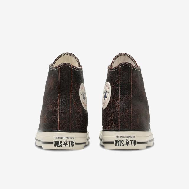 ・CONVERSE｜ｘStranger Things 5 All Star Aged 87 UD Hi Leather / コンバース/ストレンジャー シングス 5 オール スター エイジド 87 UD アップサイド ダウン ハイ レザー/ブラックｘレッド #_5