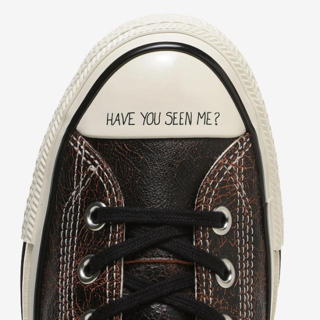 ・CONVERSE｜ｘStranger Things 5 All Star Aged 87 UD Hi Leather / コンバース/ストレンジャー シングス 5 オール スター エイジド 87 UD アップサイド ダウン ハイ レザー/ブラックｘレッド #_7