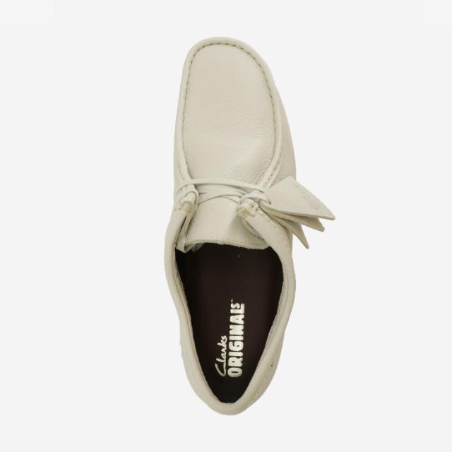・CLARKS｜Wallabee Gore-Tex Leather Vibram/ クラークス/ワラビー ゴアテックス レザー ビブラム/ホワイトレザー #_2