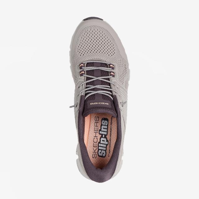 ：SKECHERS｜W Slip-Ins Glide Step Stargaze/ スケッチャーズ/スリップインズ グライドステップ スターゲイズ/ダークトープ #_3