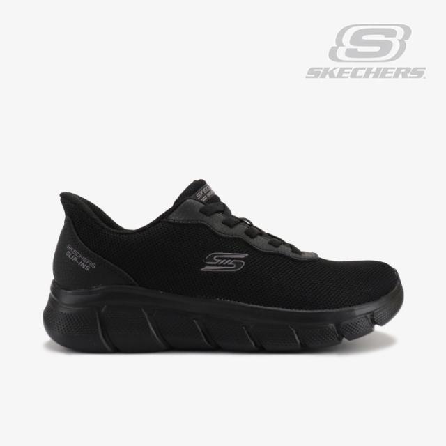 ・SKECHERS｜W Slip-Ins Bobs Sport B Flex Flex Lucy/ スケッチャーズ/スリップインズ ボブス スポート B フレックス フレックス ルーシー/ブラックｘブラック #