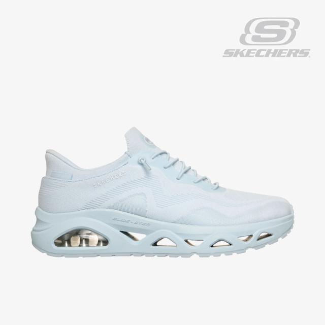 ：SKECHERS｜W Slip-Ins Uno Glide-Step Air Gliders/ スケッチャーズ/スリップインズ ウノ グライドステップ エア グライダーズ/ライトブルー #