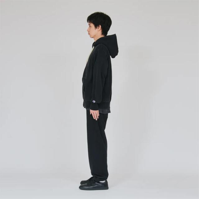 ・CHAMPION｜Reverse Weave Zip Hooded Sweatshirt Rope Dyeing/ チャンピオン/リバース ウィーブ ジップ フーデット スウェット シャツ ロープ ダイイング/オフブラック #_8