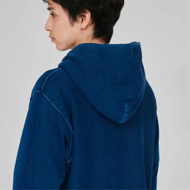 ・CHAMPION｜Reverse Weave Zip Hooded Sweatshirt Rope Dyeing/ チャンピオン/リバース ウィーブ ジップ フーデット スウェット シャツ ロープ ダイイング/インディゴ #_9