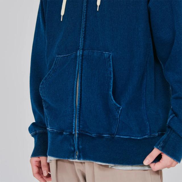 ・CHAMPION｜Reverse Weave Zip Hooded Sweatshirt Rope Dyeing/ チャンピオン/リバース ウィーブ ジップ フーデット スウェット シャツ ロープ ダイイング/インディゴ #_6