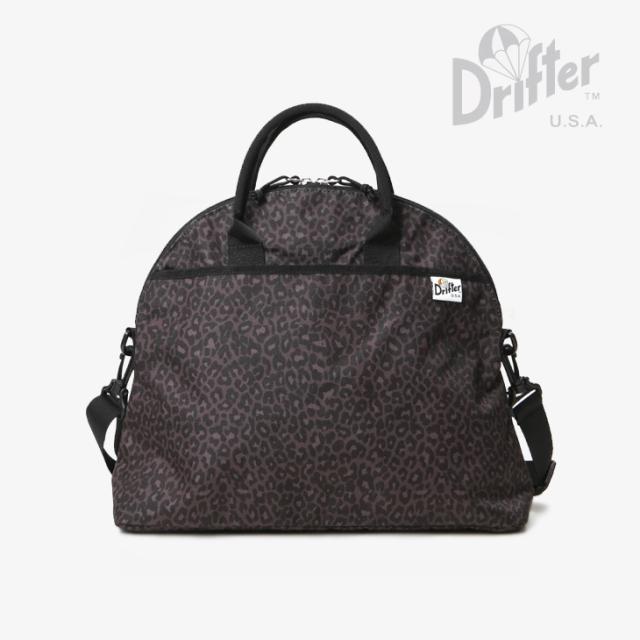 ・DRIFTER USA｜Willoughby Tote Shoulder/ ドリフター/ウィロビー トート ショルダー/ブラックレオパード # 7,200円