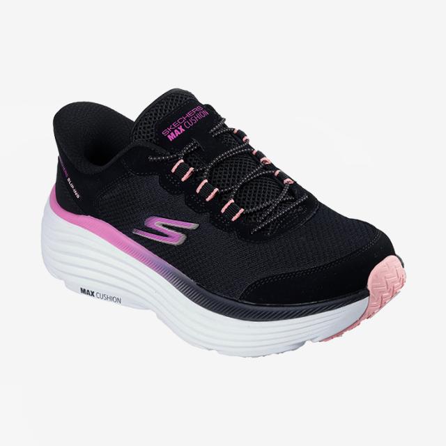 ：SKECHERS｜W Slip-Ins Max Cushioning Endeavor Cardoba/ スケッチャーズ/スリップインズ マックス クッショニング エンデバー カルドバ/ブラックｘピンク #_2