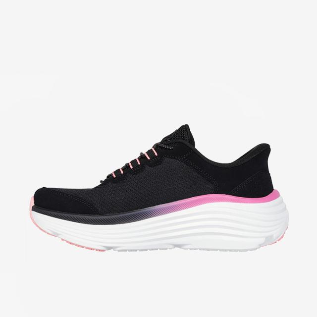 ：SKECHERS｜W Slip-Ins Max Cushioning Endeavor Cardoba/ スケッチャーズ/スリップインズ マックス クッショニング エンデバー カルドバ/ブラックｘピンク #_5