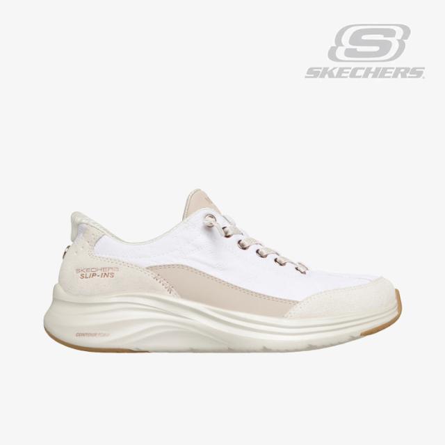 ：SKECHERS｜W Slip-Ins Martha Stewart Contour Foam Cozy Fit Sweet Serenity/ スケッチャーズ/スリップインズ マーサ スチュアート コンツアー フォーム コージー フィット スウィート セレニティー/オフホワイト #