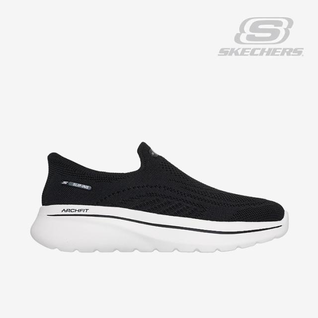 ：SKECHERS｜W Slip-Ins Go Walk Arch Fit N Joy Arianne Relaxed Fit/ スケッチャーズ/スリップインズ ゴー ウォーク アーチ フィット N ジョイ アリアンヌ リラックスド フィット/ブラック #