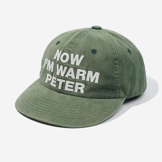 ・MY NAME IS PETER｜6-Panel Now I m Warm Peter Cap/ マイ ネーム イズ ピーター/6パネル ナウ アイム ウォーム ピーター キャップ/グリーン #