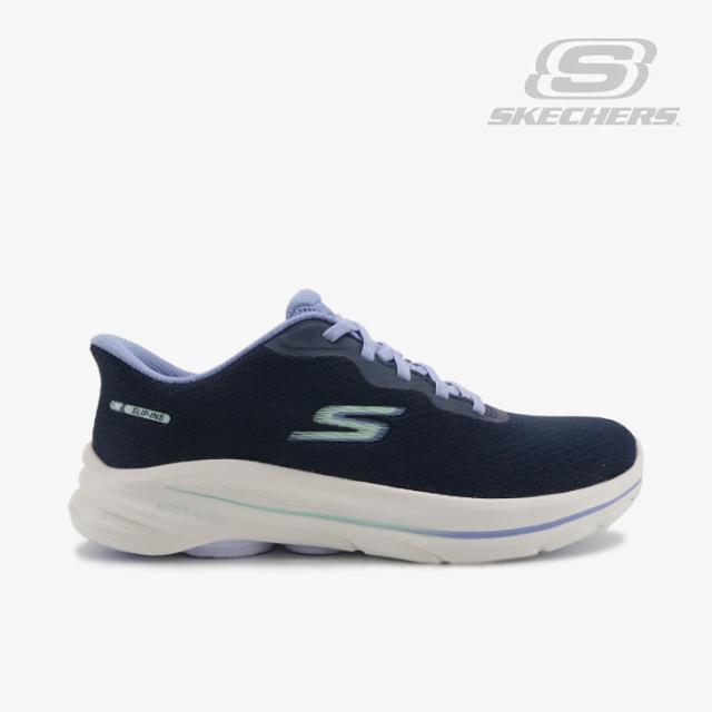 ：SKECHERS｜W Slip-Ins Go Walk 8 Nadia/ スケッチャーズ/スリップインズ ゴーウォーク ナディア/ネイビーｘブルー #