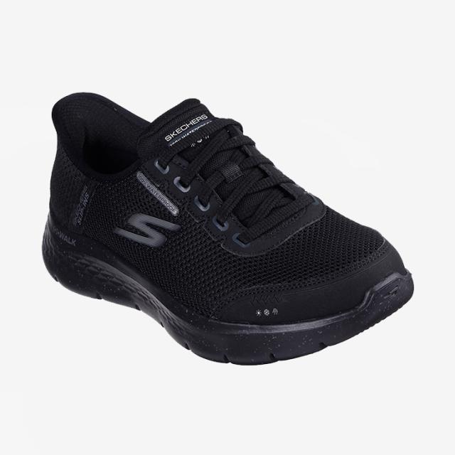 ：SKECHERS｜W Slip-Ins Go Walk Flex Clear Creek Wide Fit/ スケッチャーズ/スリップインズ ゴー ウォーク フレックス クリア クリーク ワイド フィット/ブラックｘブラック #_2