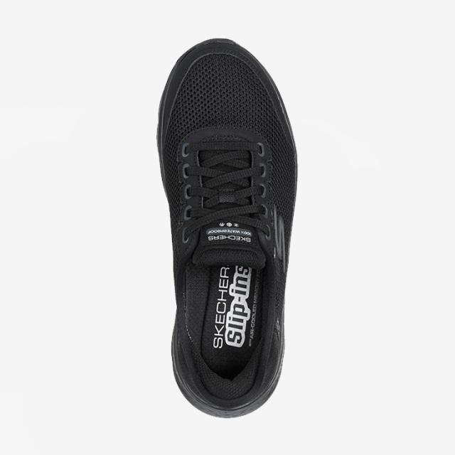 ：SKECHERS｜W Slip-Ins Go Walk Flex Clear Creek Wide Fit/ スケッチャーズ/スリップインズ ゴー ウォーク フレックス クリア クリーク ワイド フィット/ブラックｘブラック #_3