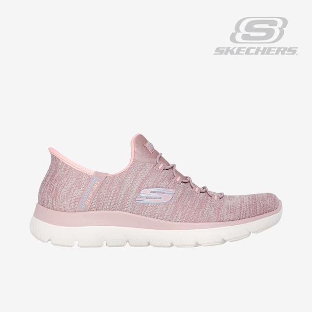 ・SKECHERS｜W Slip-Ins Summits Everyday Set/ スケッチャーズ/スリップインズ サミッツ エブリデイ セット/ピンクｘライトブルー #