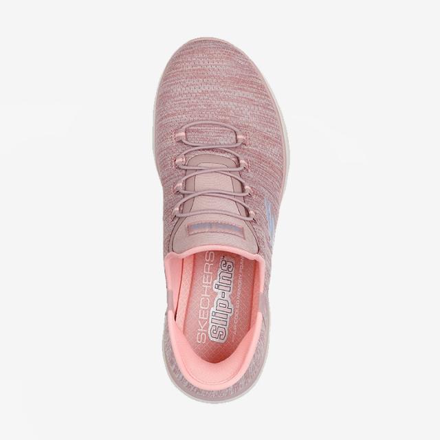 ・SKECHERS｜W Slip-Ins Summits Everyday Set/ スケッチャーズ/スリップインズ サミッツ エブリデイ セット/ピンクｘライトブルー #