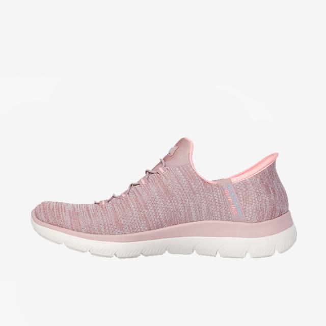 ・SKECHERS｜W Slip-Ins Summits Everyday Set/ スケッチャーズ/スリップインズ サミッツ エブリデイ セット/ピンクｘライトブルー #