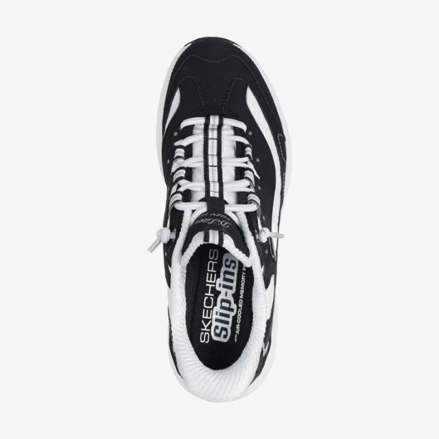 ：SKECHERS｜W Slip-Ins Contour Foam Cozy Fit Sweet Nostalgia/ スケッチャーズ/スリップインズ コンツアーフォーム コージー フィット スイート ノスタルジア/ブラックｘホワイト #_3