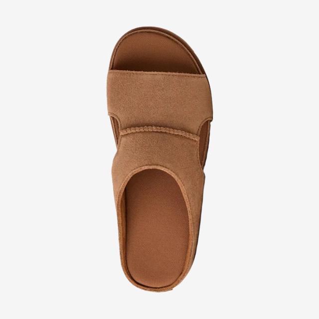 UGG｜W Goldenstar Hi Cutout Slide Suede Platform/ アグ/ゴールデン
