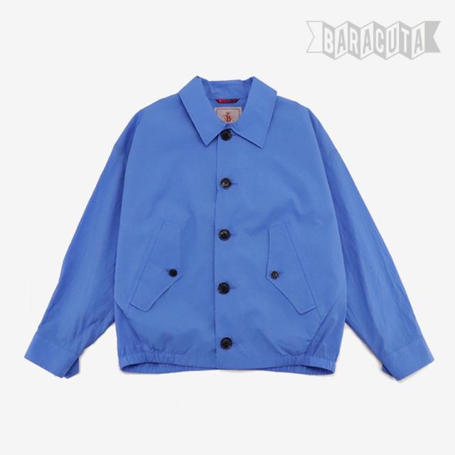 ・BARACUTA｜Box Bomber Harrington Jacket/ バラクータ/ボックス ボンバー ハリントン ジャケット/ブルー #
