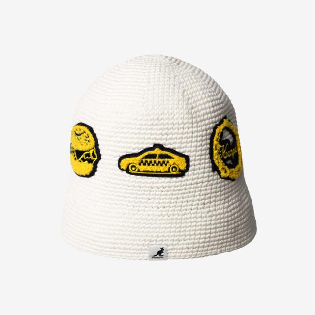 ・KANGOL｜Crochet New York Casual Knit Hat/ カンゴール/クロシェ ニューヨーク カジュアル ニット ハット/ホワイト #_1