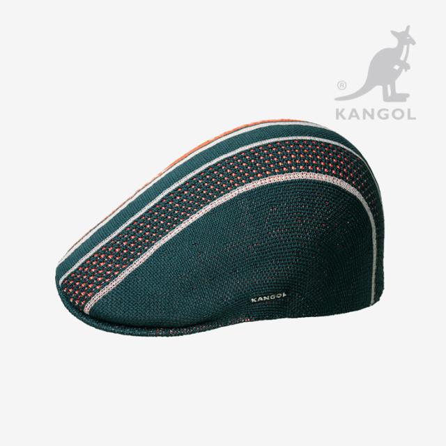 ・KANGOL｜Tropic Game-Stripe 507 Hunting/ カンゴール/トロピック ゲームストライプ 507 ハンチング/セレスティアルティール #