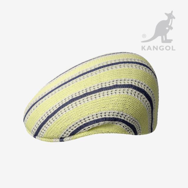 ・KANGOL｜Tropic Resort-Stripe 504 Hunting/ カンゴール/トロピック リゾートストライプ 504 ハンチング/バターシフォンマルチ #