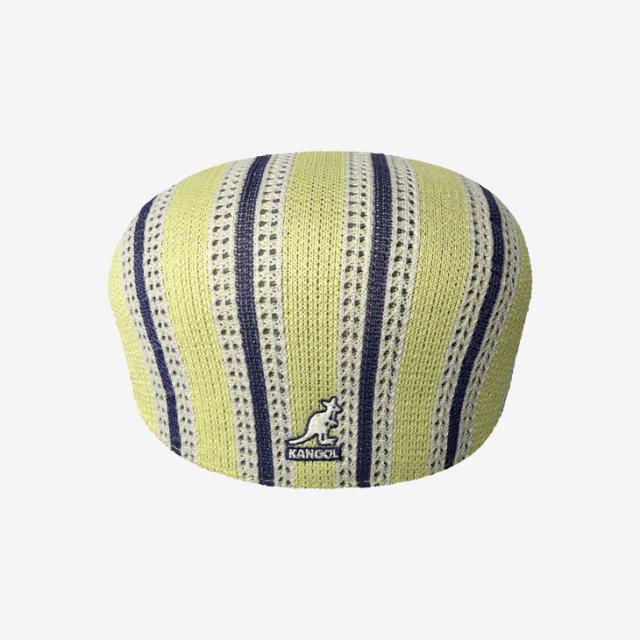 ・KANGOL｜Tropic Resort-Stripe 504 Hunting/ カンゴール/トロピック リゾートストライプ 504 ハンチング/バターシフォンマルチ #_1
