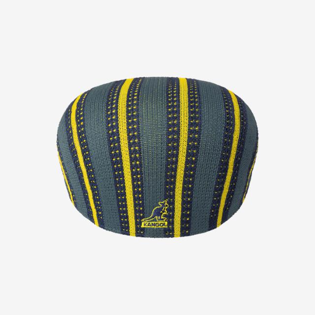 ・KANGOL｜Tropic Resort-Stripe 504 Hunting/ カンゴール/トロピック リゾートストライプ 504 ハンチング/セレスティアルティールマルチ #_1