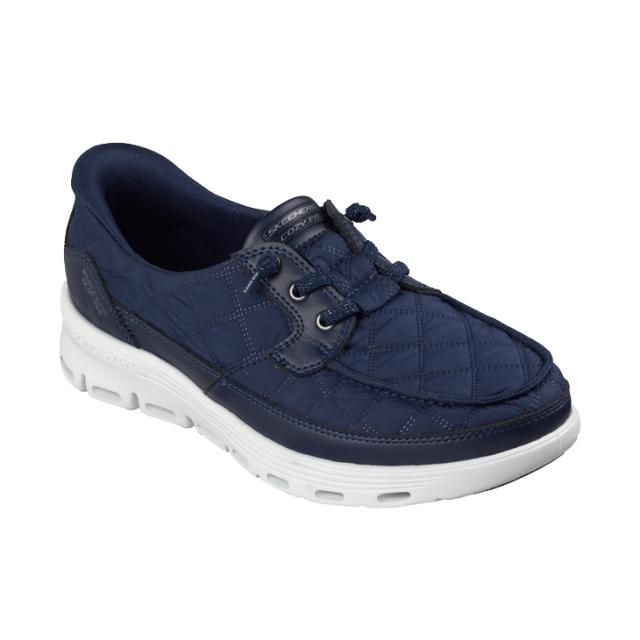 ・SKECHERS｜W Slip-Ins Glide-Step Serene Cozy Fit Newport/ スケッチャーズ/スリップインズ グライドステップ セリーン コージーフィット ニューポート/ネイビー #_2