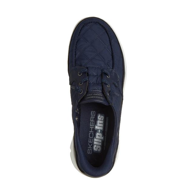 ・SKECHERS｜W Slip-Ins Glide-Step Serene Cozy Fit Newport/ スケッチャーズ/スリップインズ グライドステップ セリーン コージーフィット ニューポート/ネイビー #_3