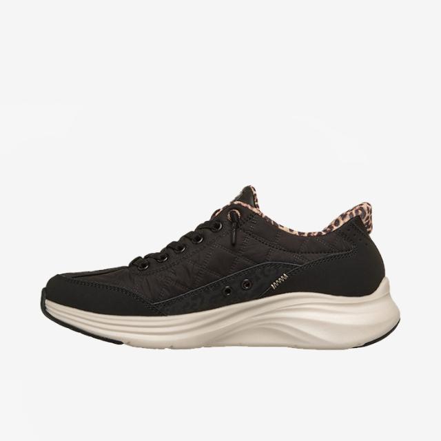 ・SKECHERS｜W Slip-Ins Contour Foam Cozy Fit Leopard Dream/ スケッチャーズ/スリップインズ コンターフォーム コージーフィット レオパードドリーム/ブラック #_5