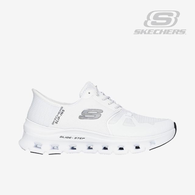 ・SKECHERS｜W Slip-Ins Glide-Step Pro Wide Fit/ スケッチャーズ/スリップインズ グライドステップ プロ ワイド フィット/ホワイト #