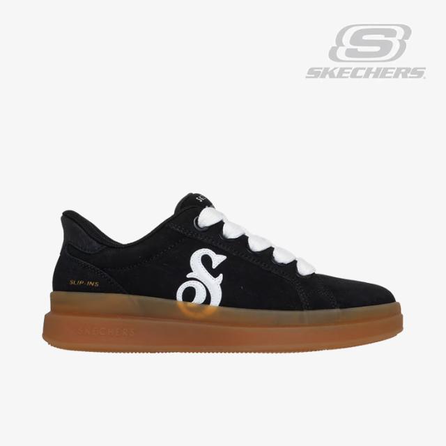 ・SKECHERS｜W ｘSnoop Dogg Slip-Ins Courtside Cali Girls/ スケッチャーズ/スリップインズ スヌープ ドッグ コートサイド カリ ガールズ/ブラックｘホワイト #
