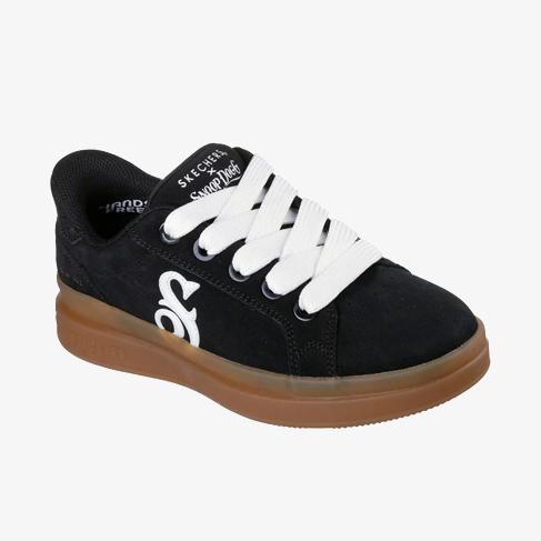 ・SKECHERS｜W ｘSnoop Dogg Slip-Ins Courtside Cali Girls/ スケッチャーズ/スリップインズ スヌープ ドッグ コートサイド カリ ガールズ/ブラックｘホワイト #_2