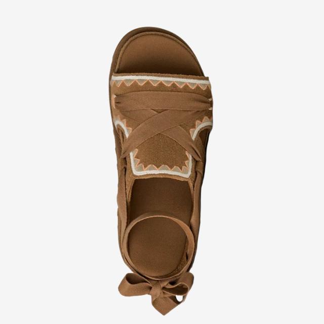 ・UGG｜W Goldenstar Hi Artistitch Ribbon Suede Platform/ アグ/ゴールデンスター ハイ アーティスティッチ リボン スエード プラットフォーム/チェスナットマルチ #_3