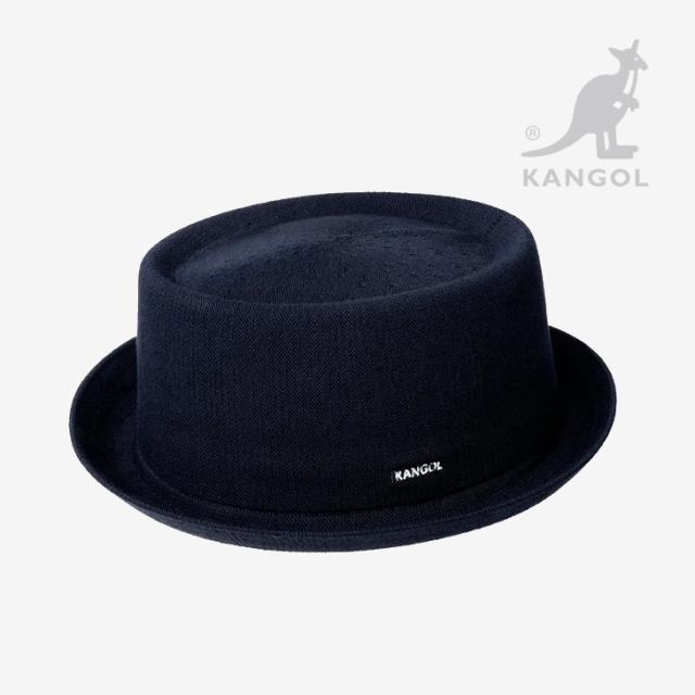 ・KANGOL｜Bamboo Mowbray Porkpie Hat/ カンゴール/バンブー モウブレイ ポークパイ ハット/ダークブルー #
