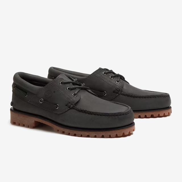 ・TIMBERLAND｜3-Eye Lug Boat Shoe Lake House Nubuck/ ティンバーランド/スリーアイ ラグ ボート シューズ レイク ハウス ヌバック/ダークグレー #