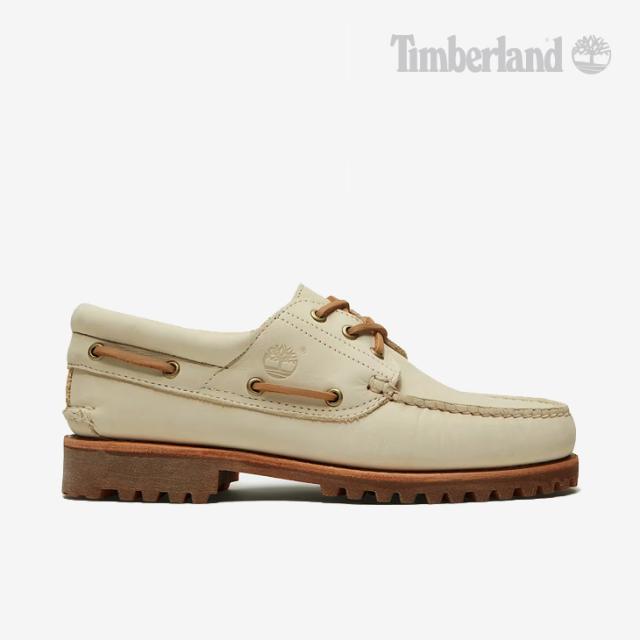 ・TIMBERLAND｜3-Eye Lug Boat Shoe Lake House Nubuck/ ティンバーランド/スリーアイ ラグ ボート シューズ レイク ハウス ヌバック/ライトベージュ #