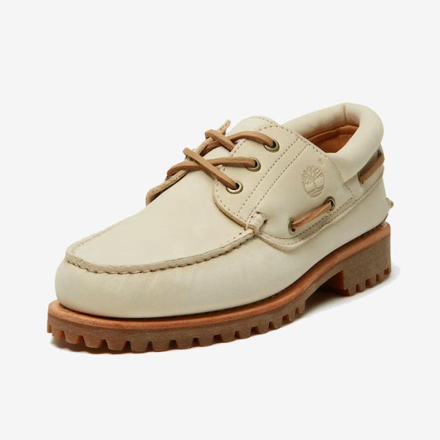 ・TIMBERLAND｜3-Eye Lug Boat Shoe Lake House Nubuck/ ティンバーランド/スリーアイ ラグ ボート シューズ レイク ハウス ヌバック/ライトベージュ #