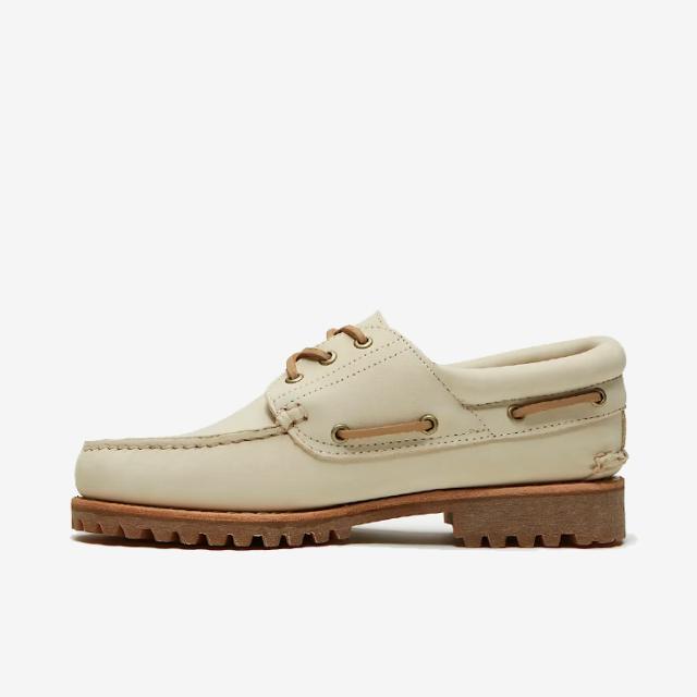 ・TIMBERLAND｜3-Eye Lug Boat Shoe Lake House Nubuck/ ティンバーランド/スリーアイ ラグ ボート シューズ レイク ハウス ヌバック/ライトベージュ #