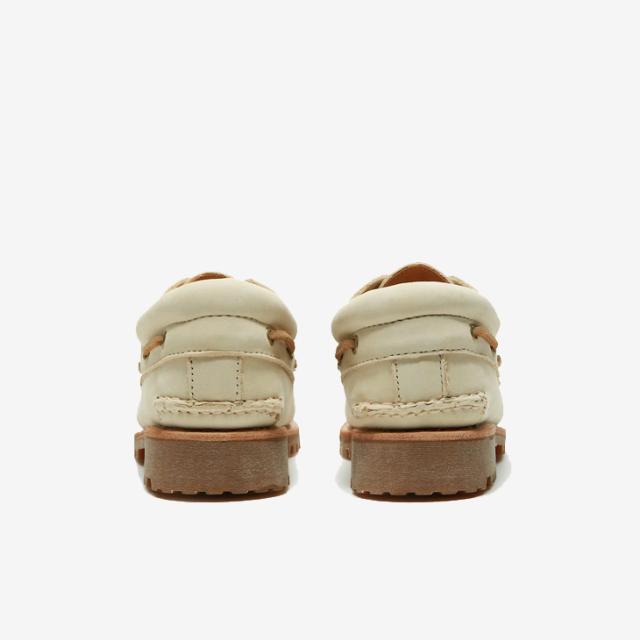 ・TIMBERLAND｜3-Eye Lug Boat Shoe Lake House Nubuck/ ティンバーランド/スリーアイ ラグ ボート シューズ レイク ハウス ヌバック/ライトベージュ #