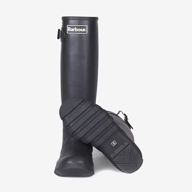 ・BARBOUR｜W Bede Side Strap Tall Welly Rain Boots/ バブアー/ビード サイド ストラップ トール ウィリー レイン ブーツ/ブラック #_3