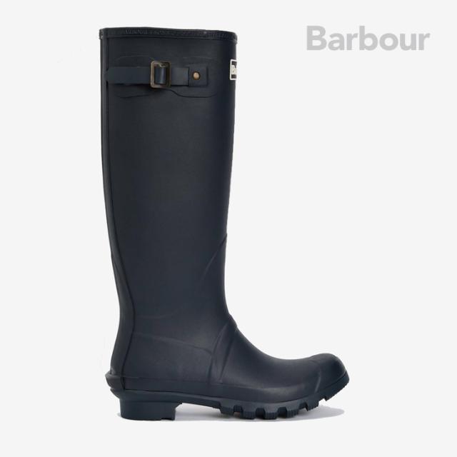 ・BARBOUR｜W Bede Side Strap Tall Welly Rain Boots/ バブアー/ビード サイド ストラップ トール ウィリー レイン ブーツ/ネイビー #